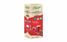 Organic Alohya Natural Organic Pomegranate Juice   Box  1000 millilitre